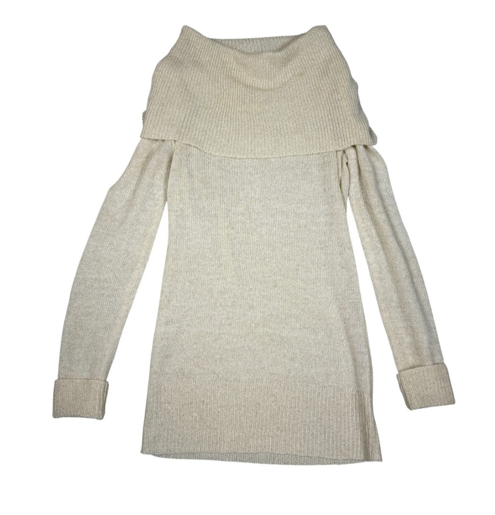 Y2K Aeropostale Womens Size M Off The Shoulder Knit Coquette Sweater